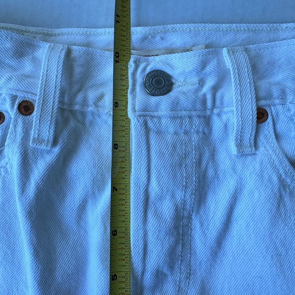 Levis Premium‎ White Wedgie Jeans Sz 26 - Picture 8 of 9